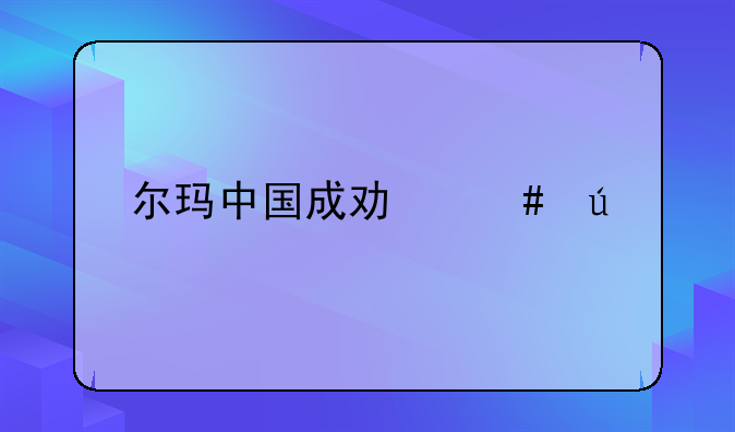 尔玛中国成功案例