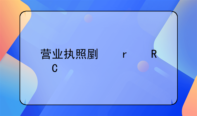 营业执照副本电子版查询指南