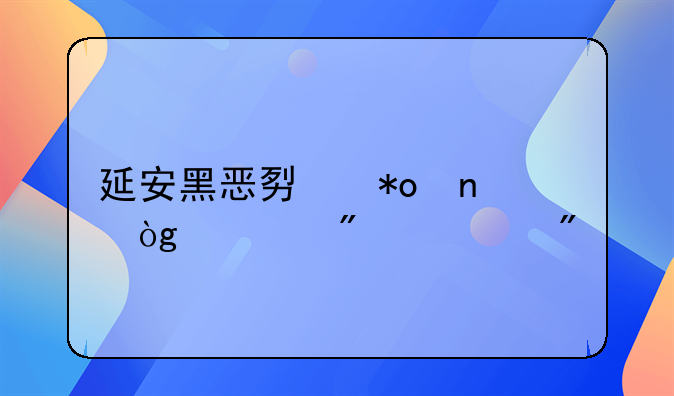 延安黑恶势力团伙被判死刑